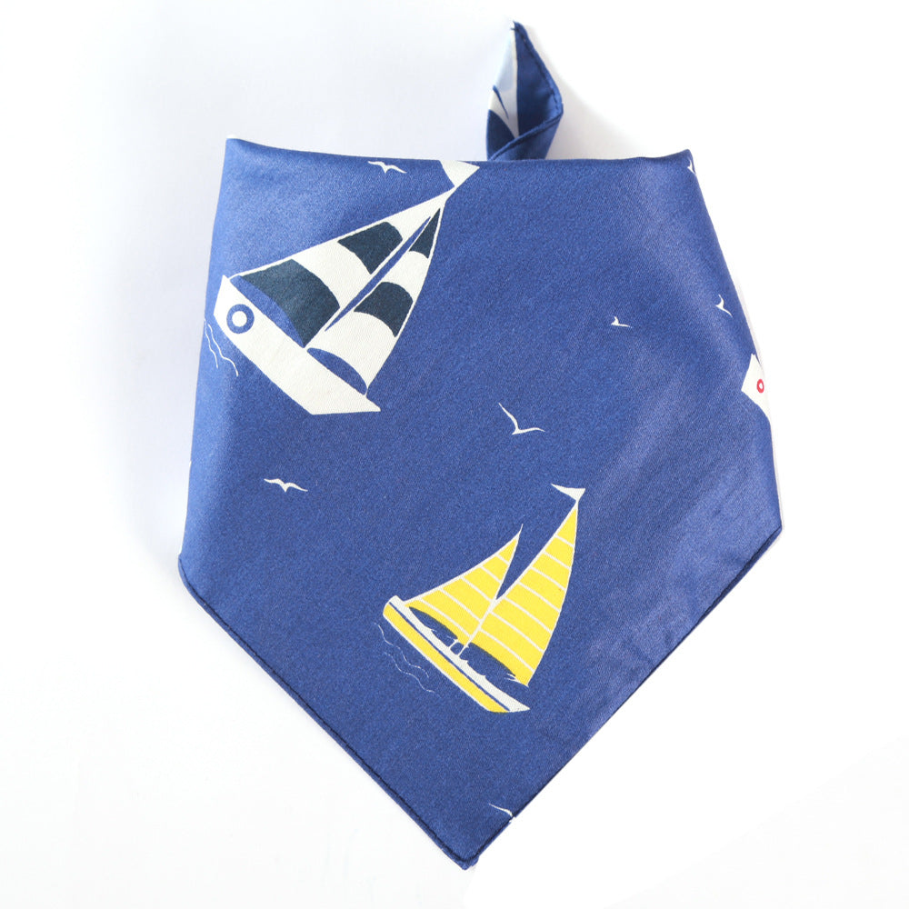 Summer Pet Bandanas Ocean Pet Triangle Scarf