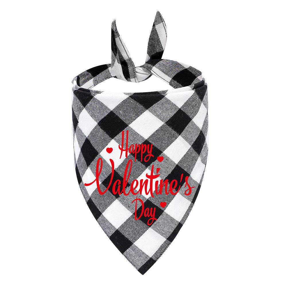 Valentines Day Dog Neckerchief Bandana