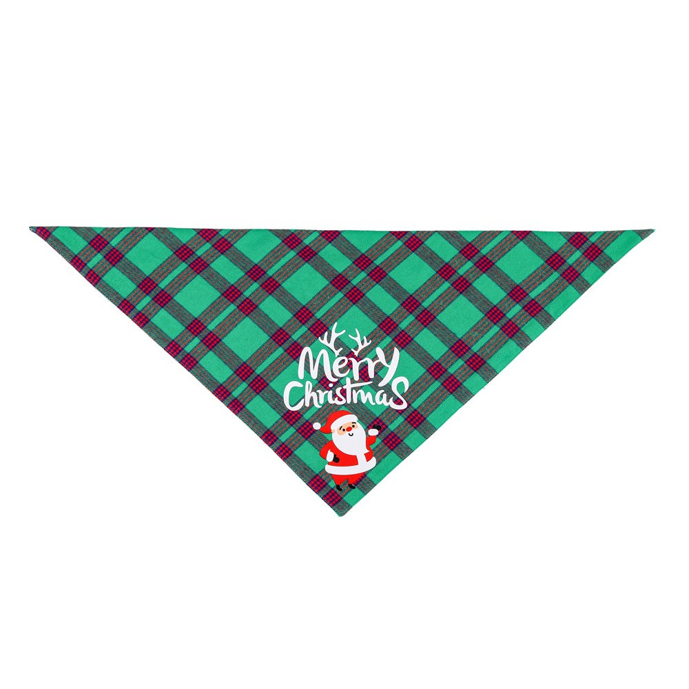 Triangle Bibs Christmas Dog Bandana