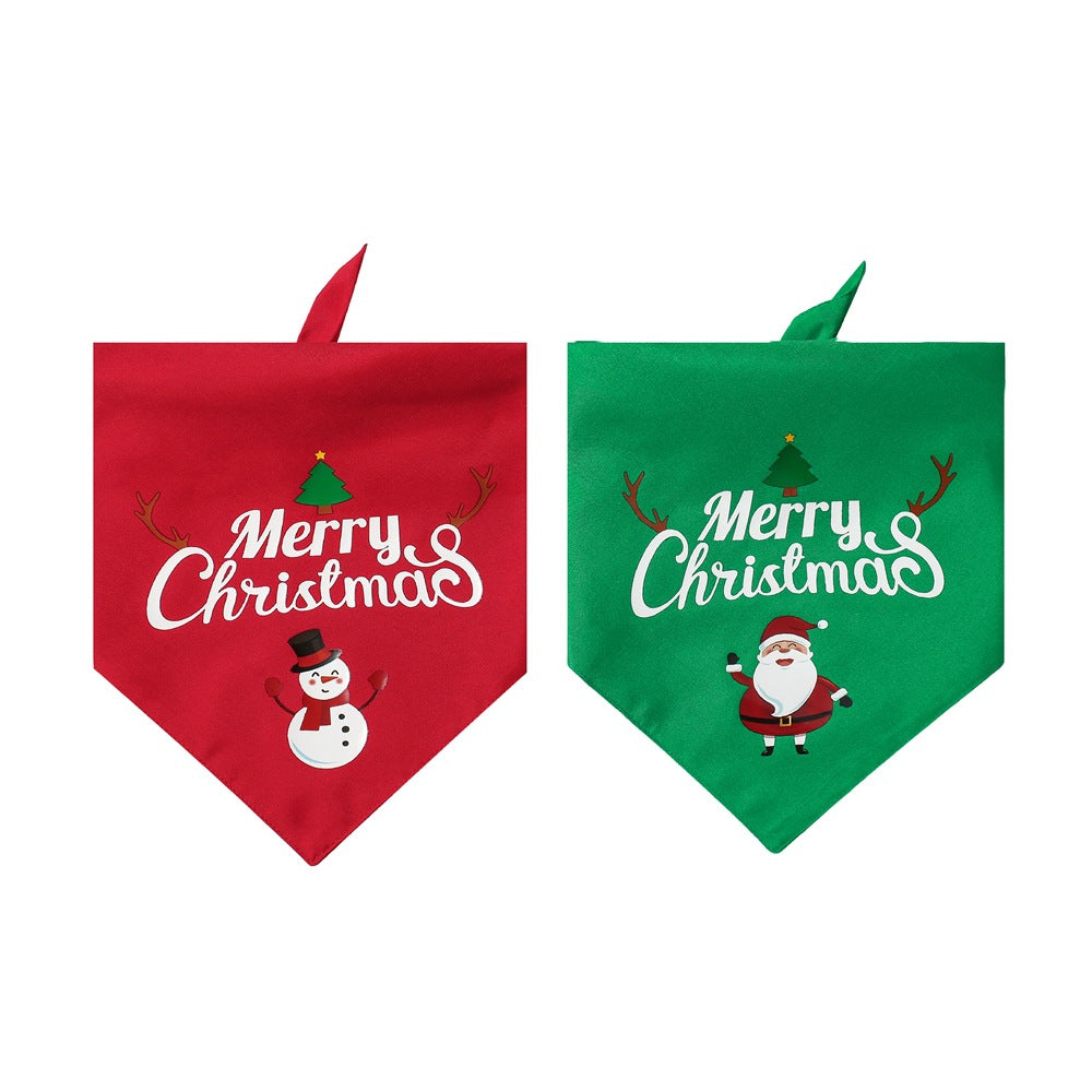 Christmas Costume for Puppies Dog Bandanas