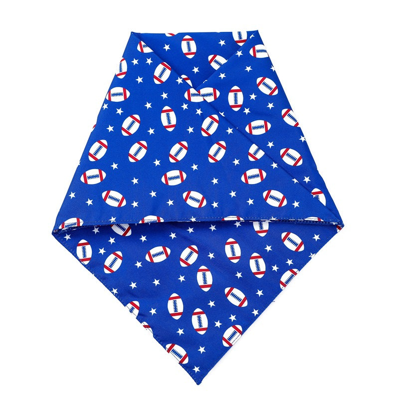 American Flag Dog Bandanas Bibs