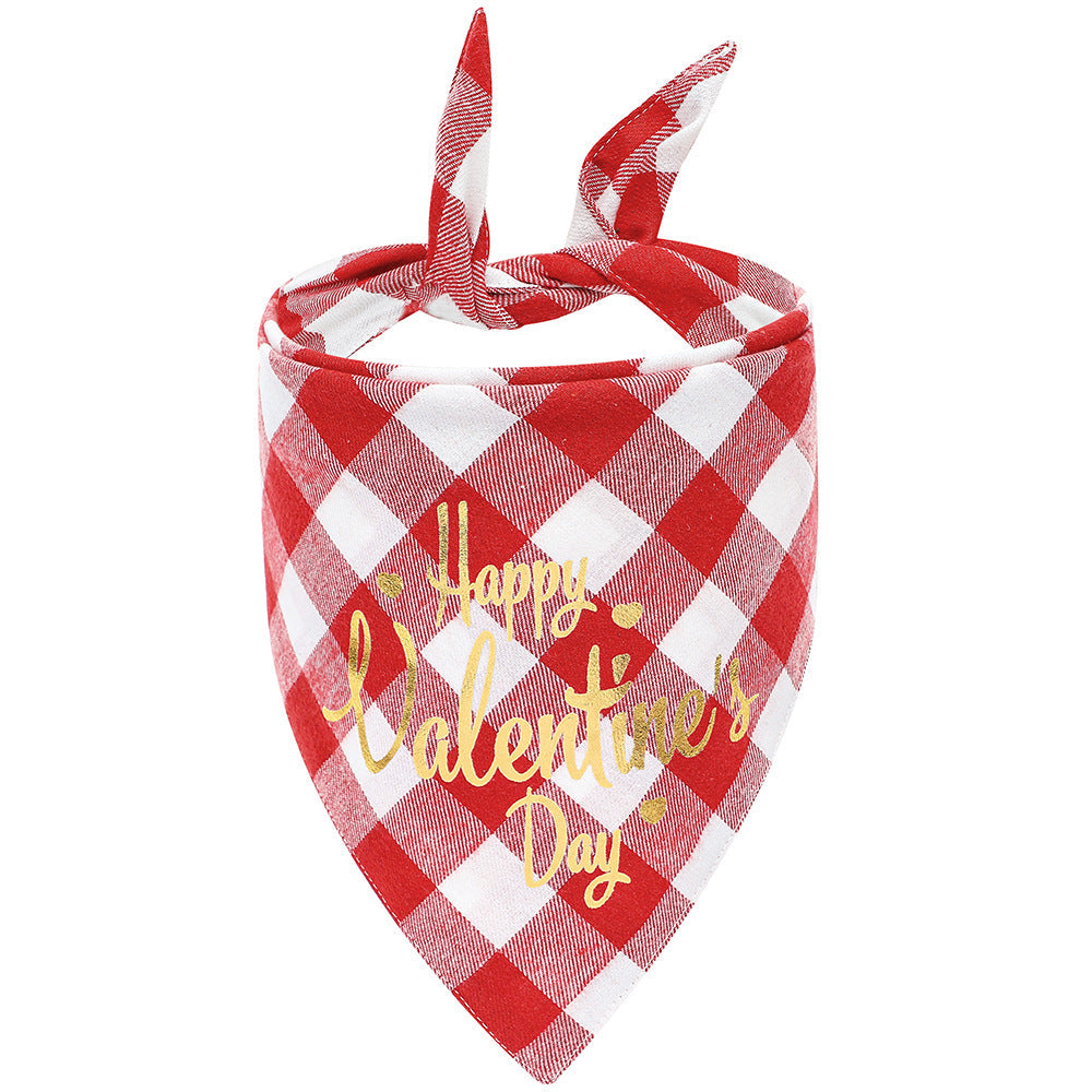 Valentines Day Dog Neckerchief Bandana