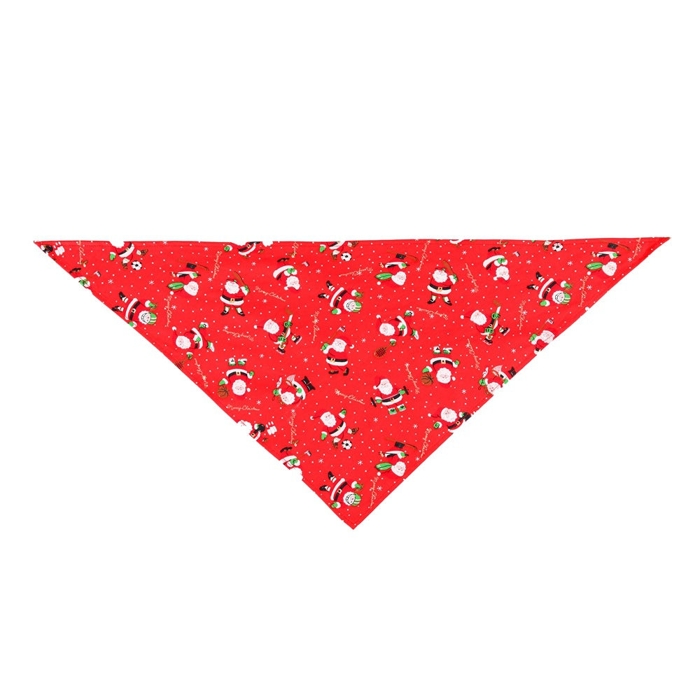 Dog Santa Claus Christmas Holiday Bandanas
