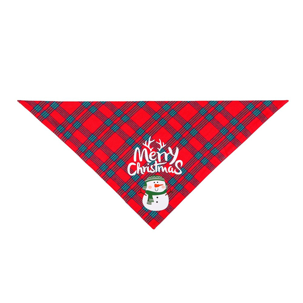 Triangle Bibs Christmas Dog Bandana