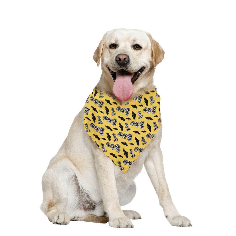 Halloween Dog Bandanas Pet Collar Bandana