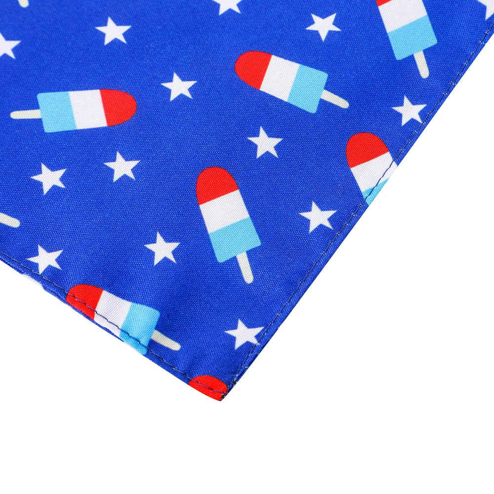 Washable Bandana American Flag Bibs