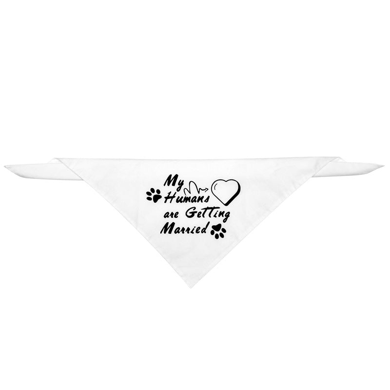 Dog Scarf Gift Wedding Dog Bandana