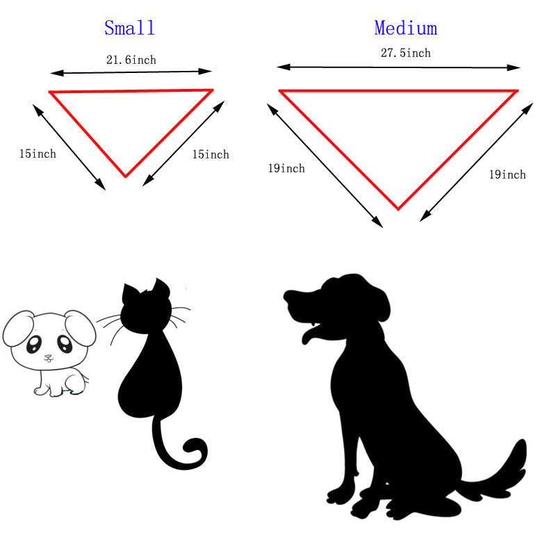 Funny Cute Dog Bandana Scarf Birthday Gift