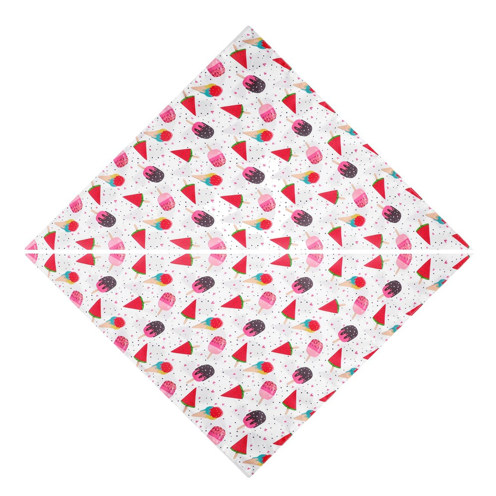 Sunflower Cake Dog Scarfs Bandannas