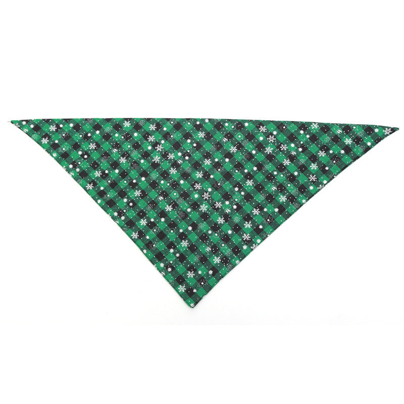 Christmas Classic Dog Plaid Bandana