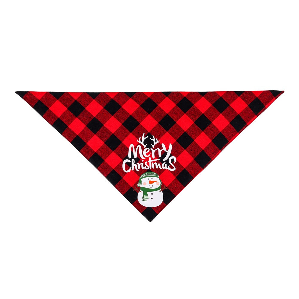 Triangle Bibs Christmas Dog Bandana