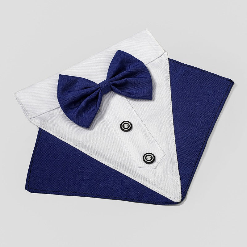 Dog Tuxedo Wedding Dog Bandana Collar
