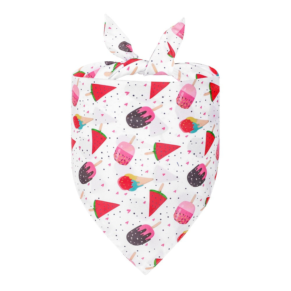 Sunflower Cake Dog Scarfs Bandannas