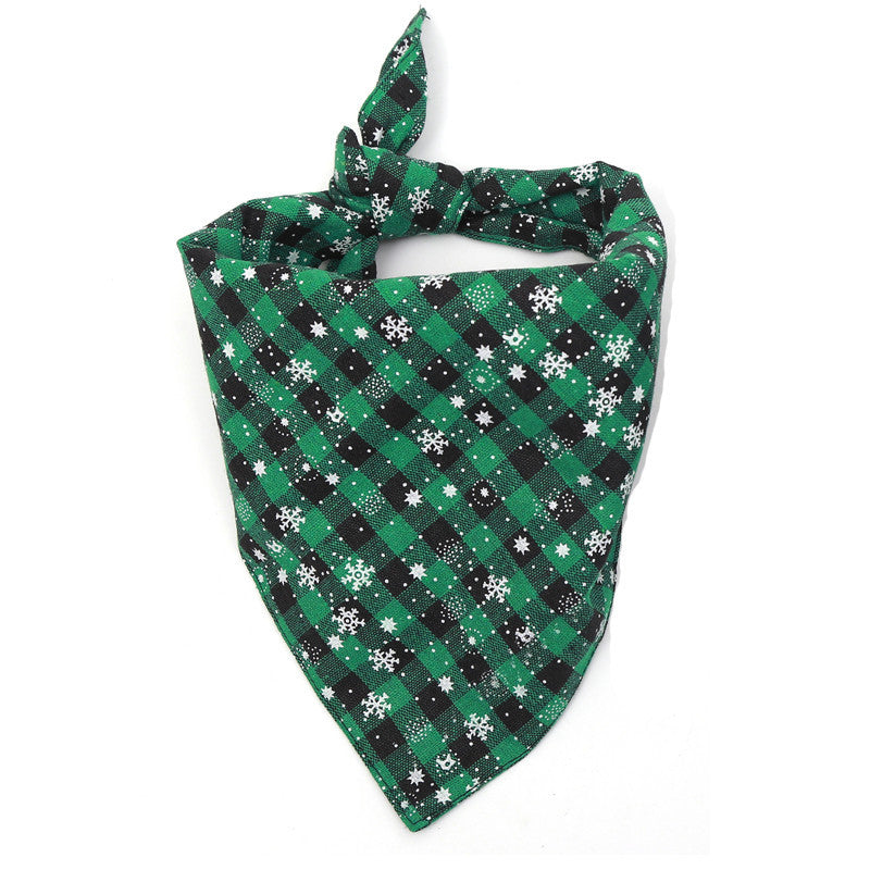 Christmas Classic Dog Plaid Bandana