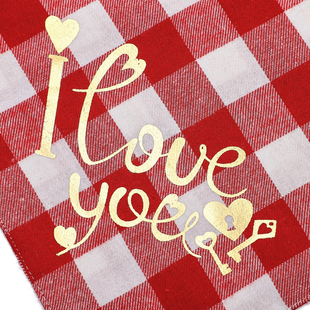Valentines Day Dog Neckerchief Bandana