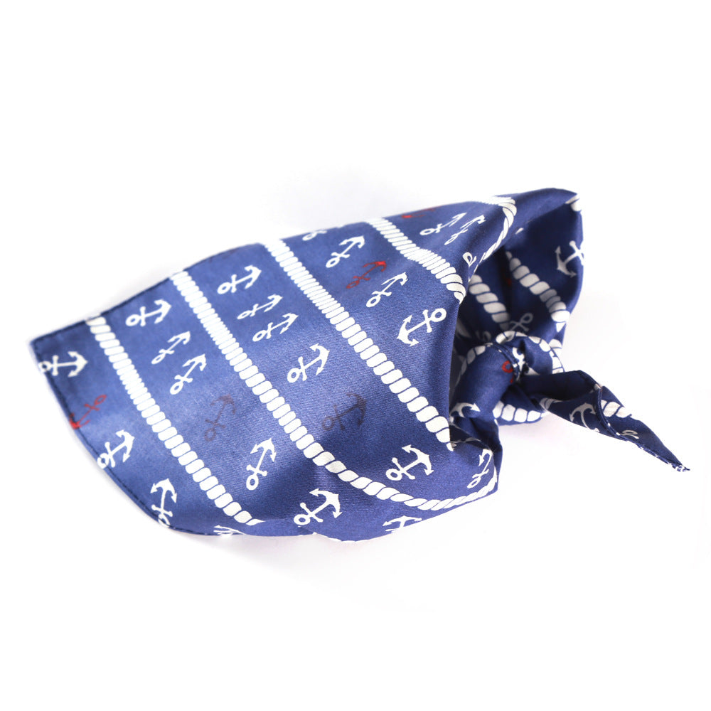 Summer Pet Bandanas Ocean Pet Triangle Scarf