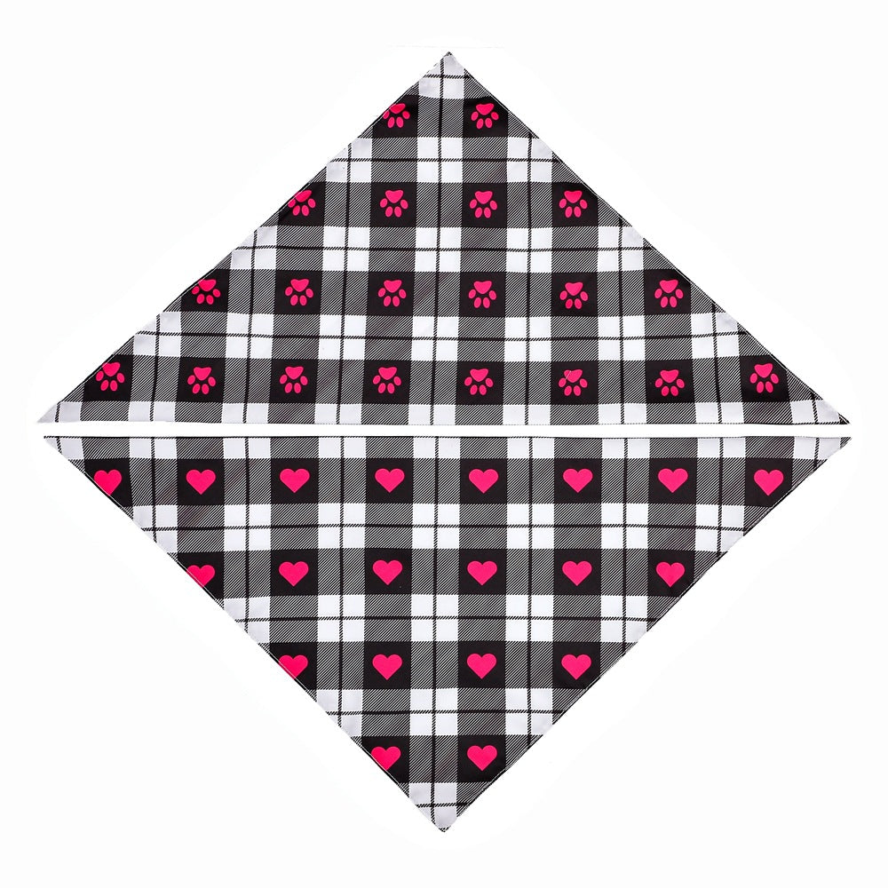 Valentine's Day Dog Bandana Love Puppy Scarf