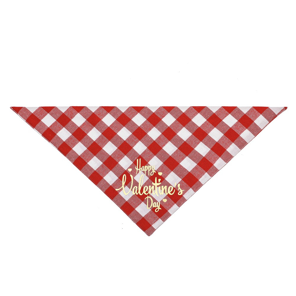 Valentines Day Dog Neckerchief Bandana