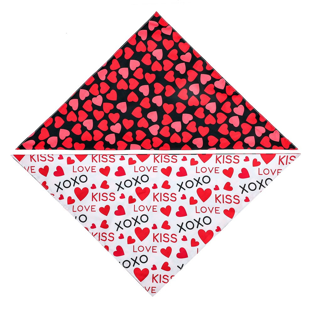 Valentine's Day Dog Bandana Love Puppy Scarf