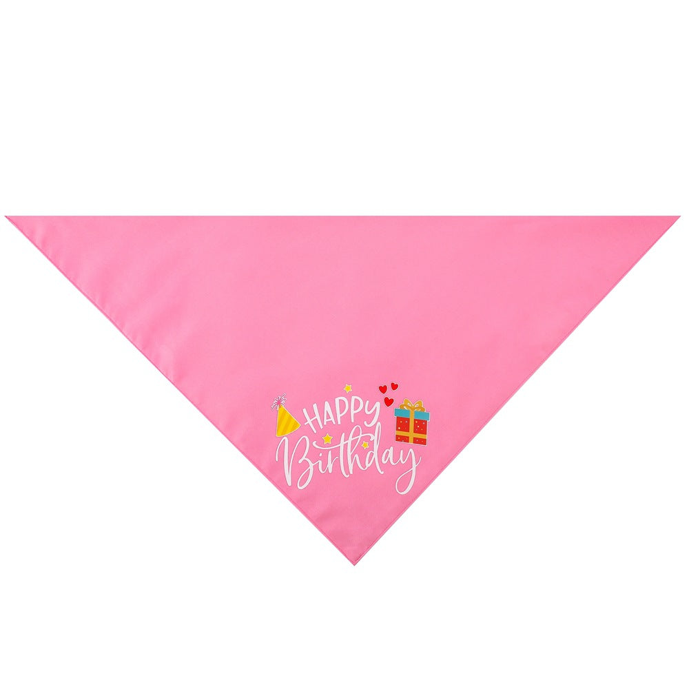 Dog Birthday Puppy Triangle Scarf