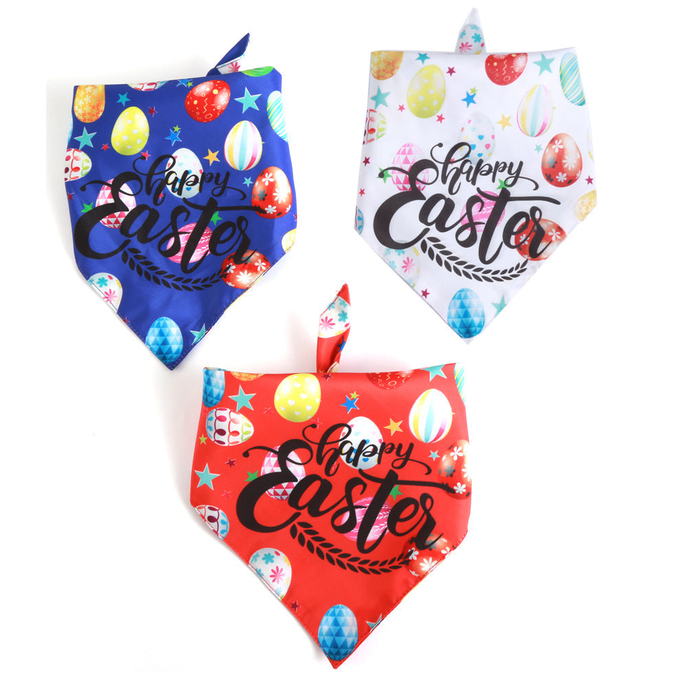 Easter Holiday Dog Bandana Festival Scarf