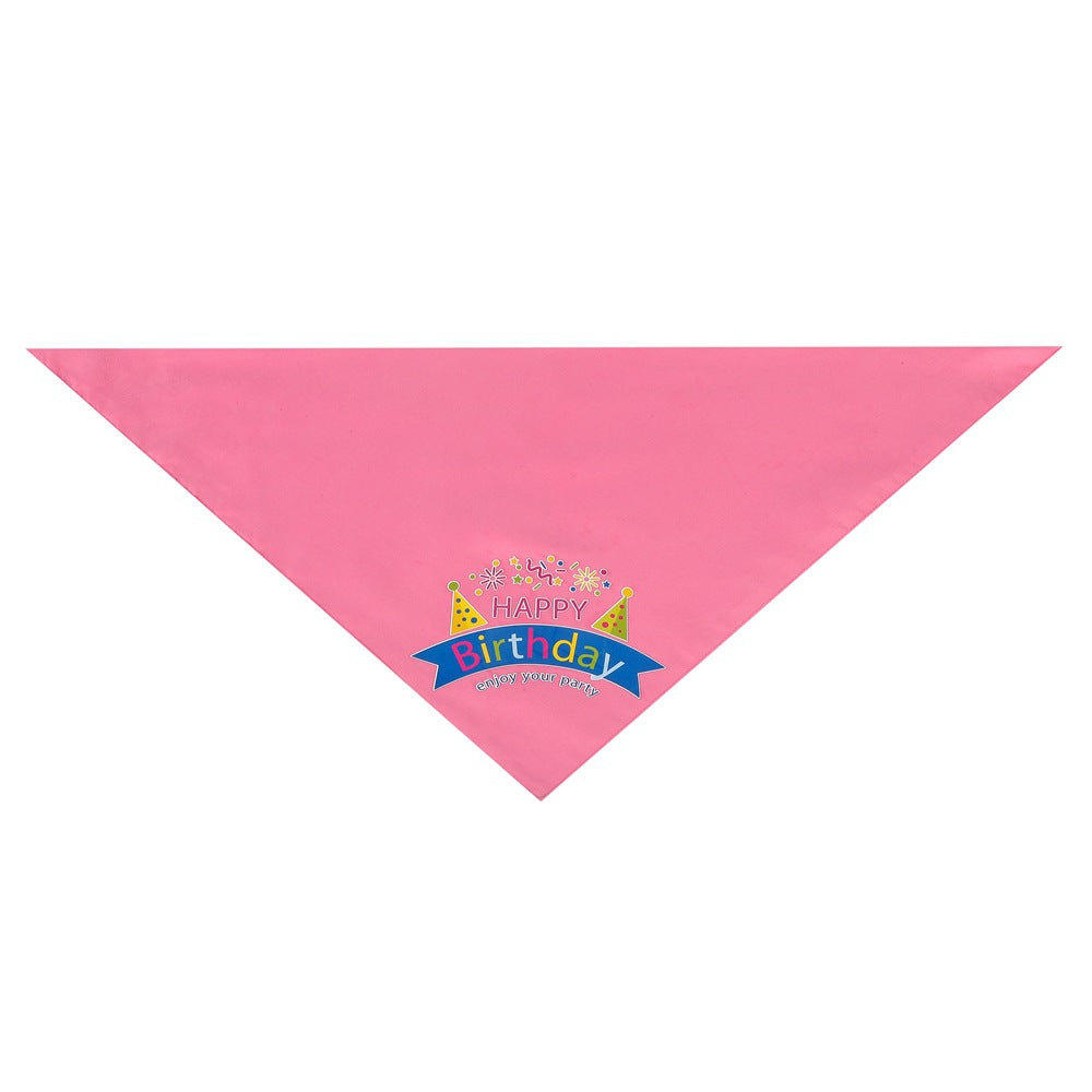 Dog Birthday Puppy Triangle Scarf