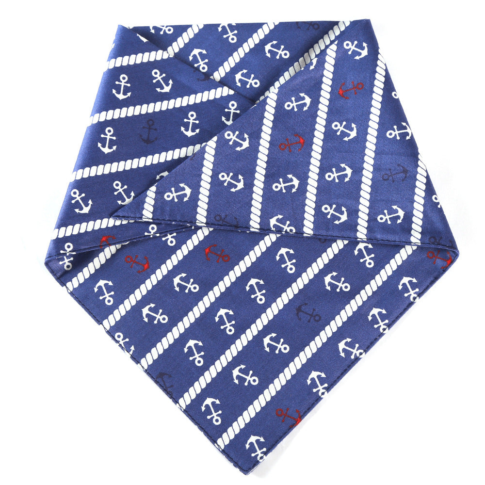 Summer Pet Bandanas Ocean Pet Triangle Scarf