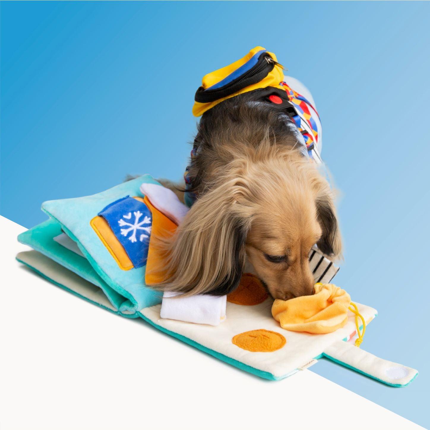 7-12 Grocery Store Snuffle Food Guide Book Toy for Dogs