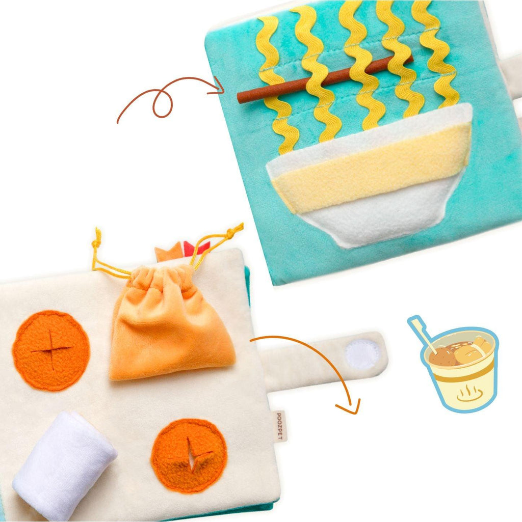 7-12 Grocery Store Snuffle Food Guide Book Toy for Dogs