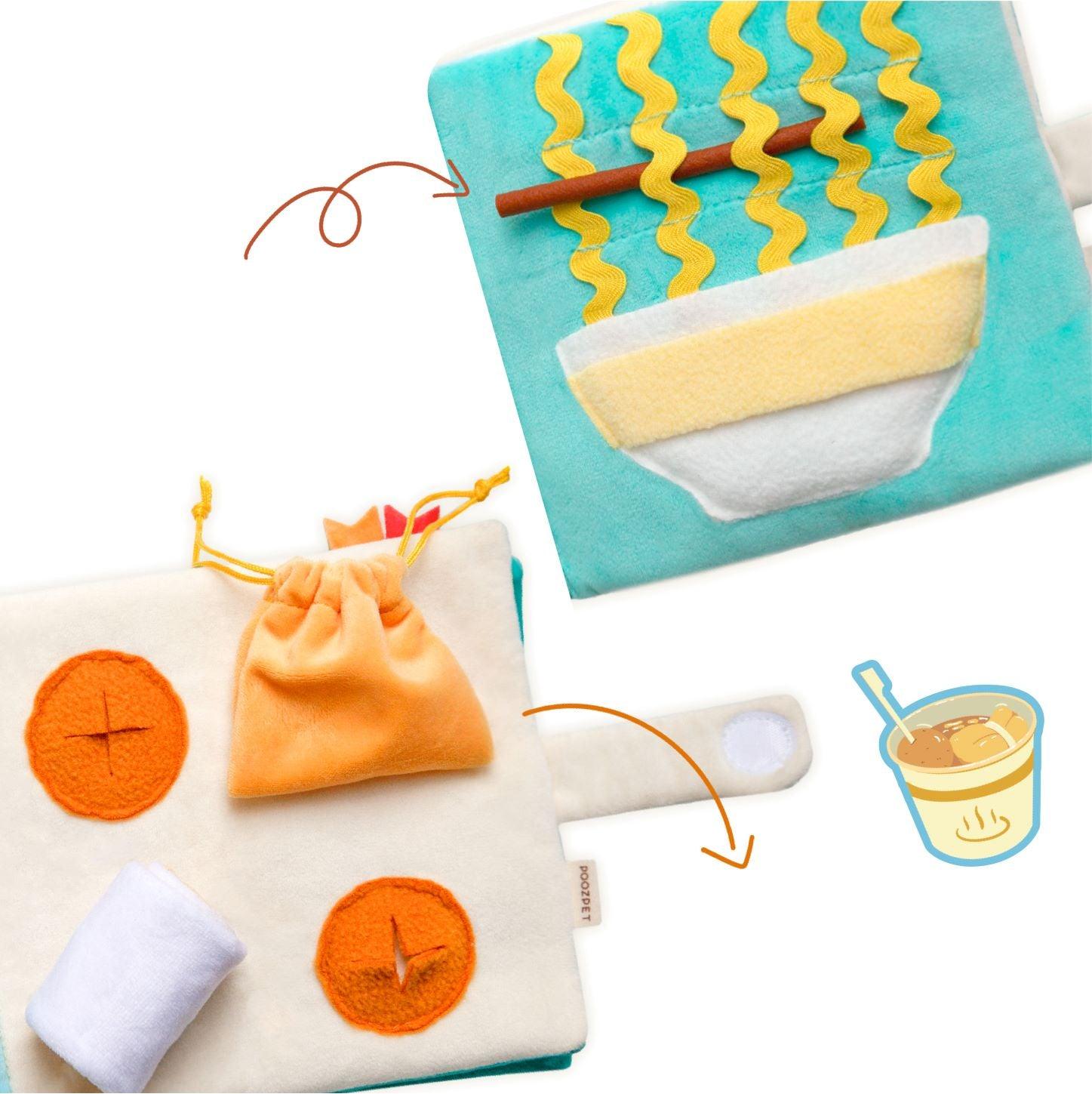 7-12 Grocery Store Snuffle Food Guide Book Toy for Dogs