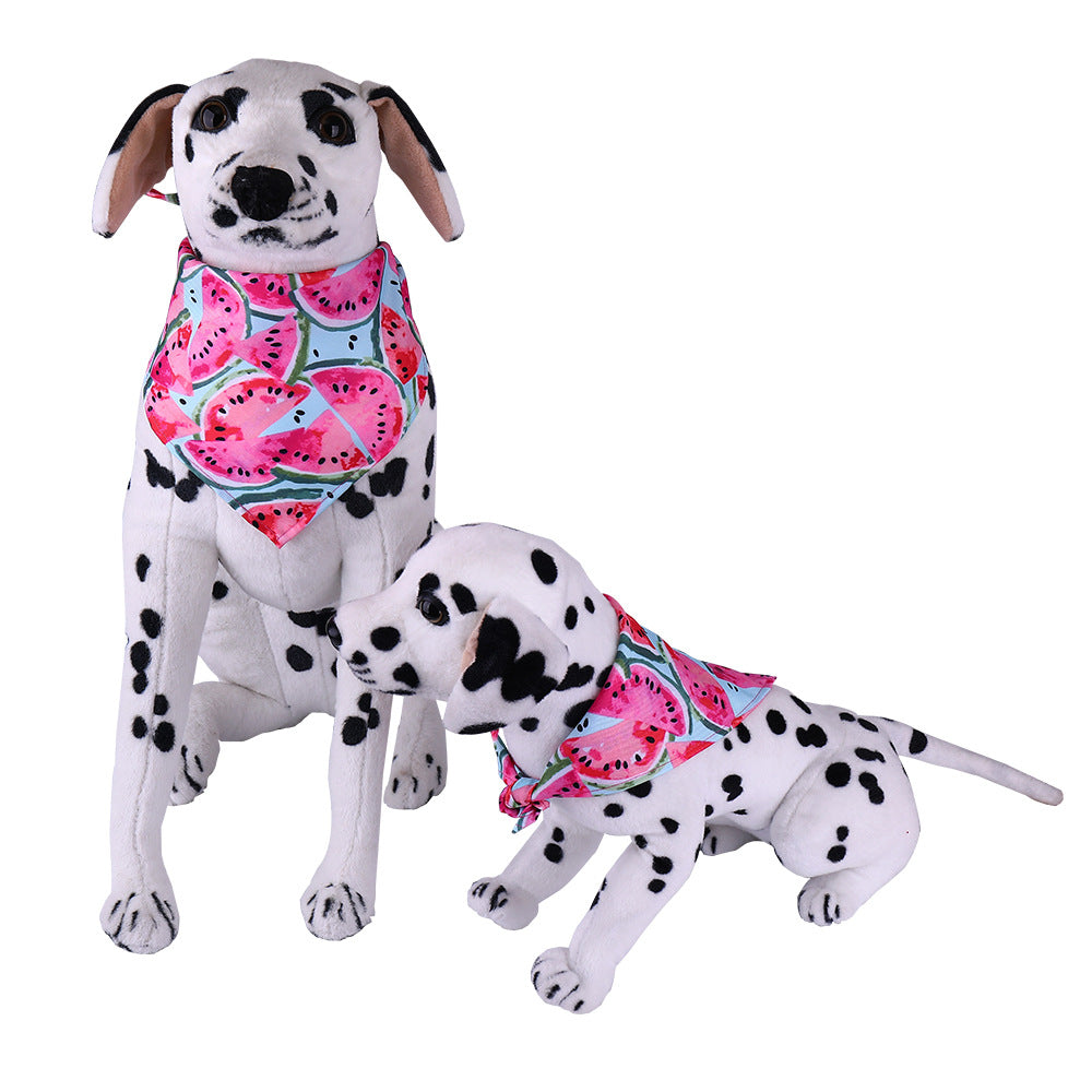 Washable Fruit Summer Pet Bandanas