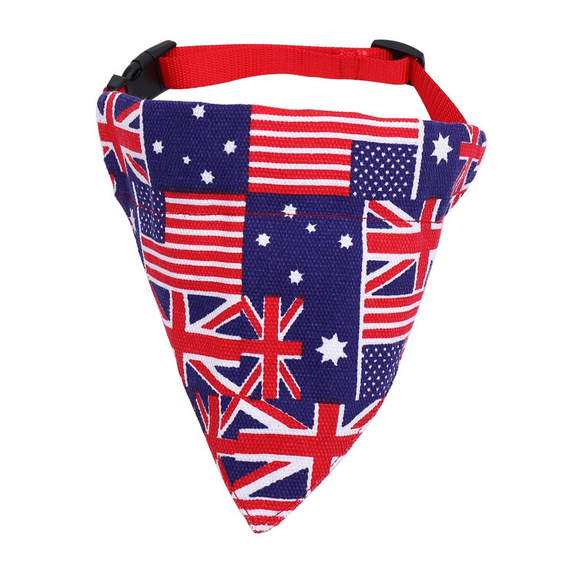 Dog Bandanas with Adjust Buckle Washable Collar