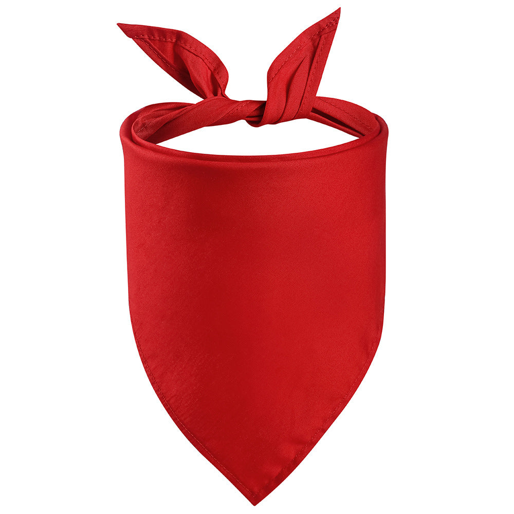 Dog Plain Solid Blank DIY Bandana Scarf Triangle for Crafting