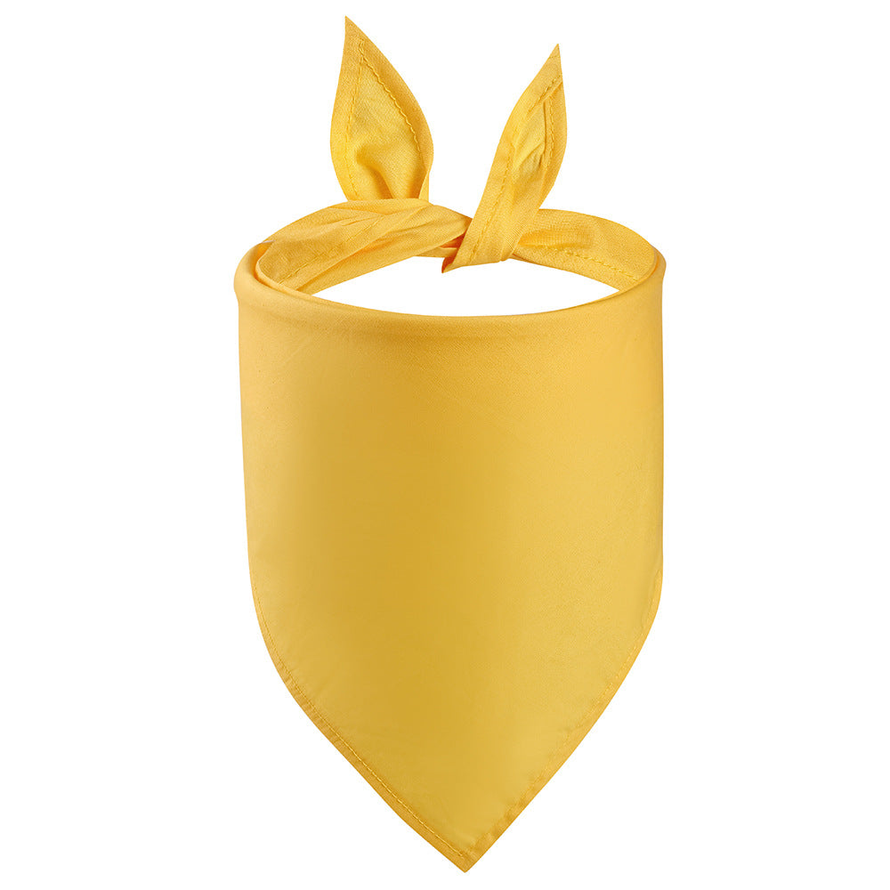 Dog Plain Solid Blank DIY Bandana Scarf Triangle for Crafting