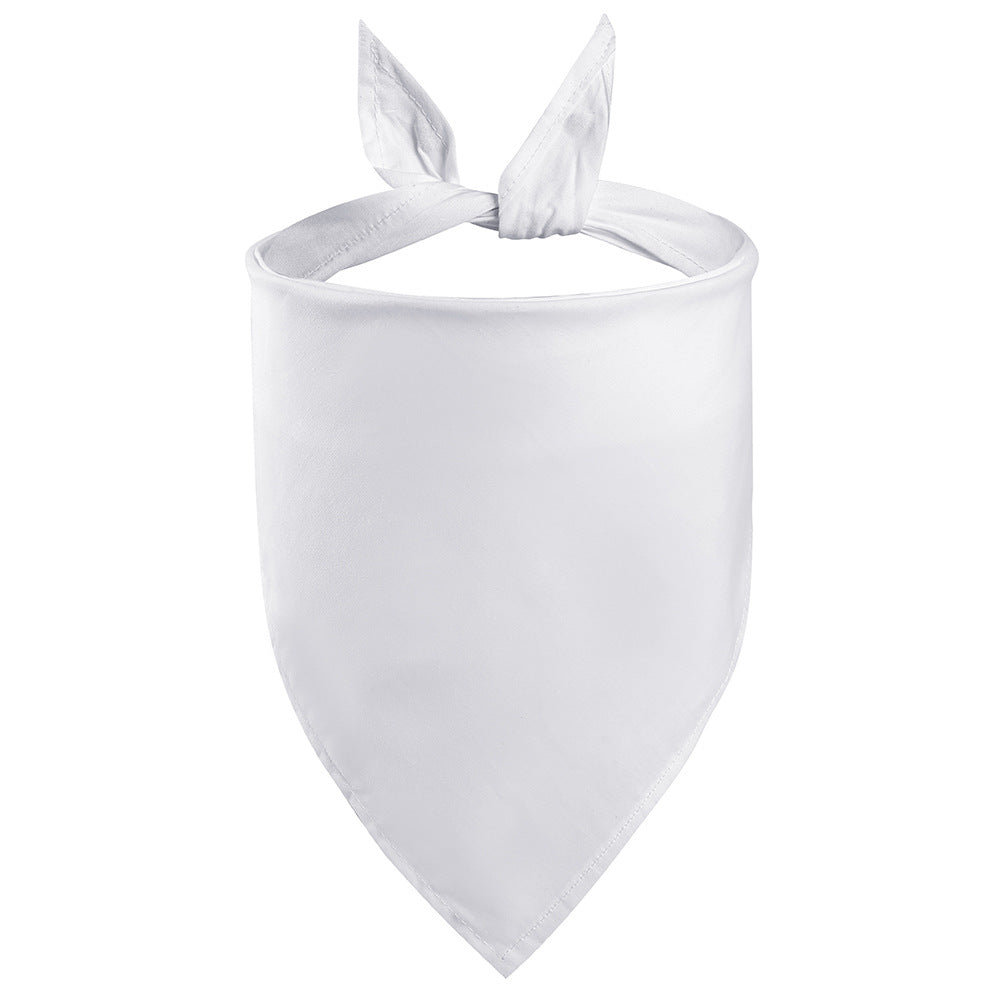Dog Plain Solid Blank DIY Bandana Scarf Triangle for Crafting