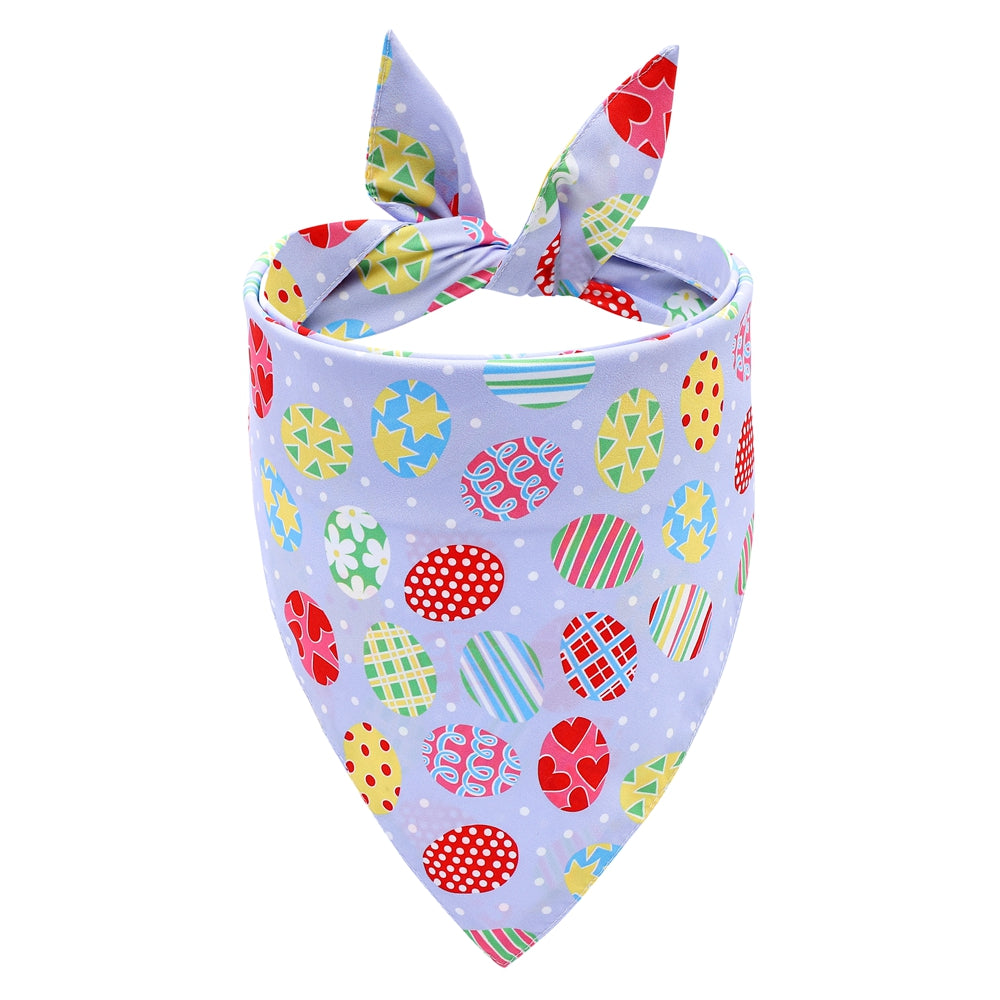 Easter Egg Pattern Dog Bandana