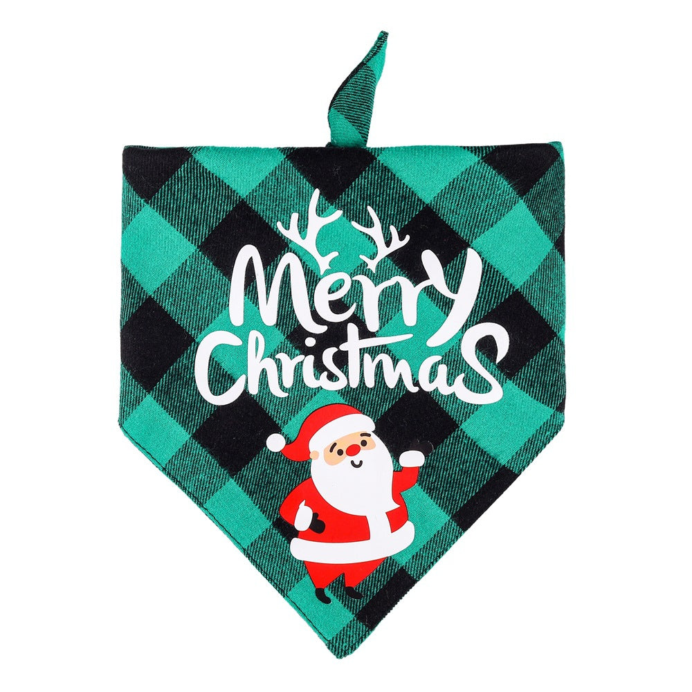 Triangle Bibs Christmas Dog Bandana