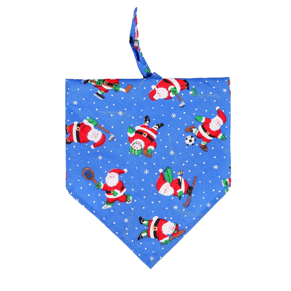 Dog Santa Claus Christmas Holiday Bandanas