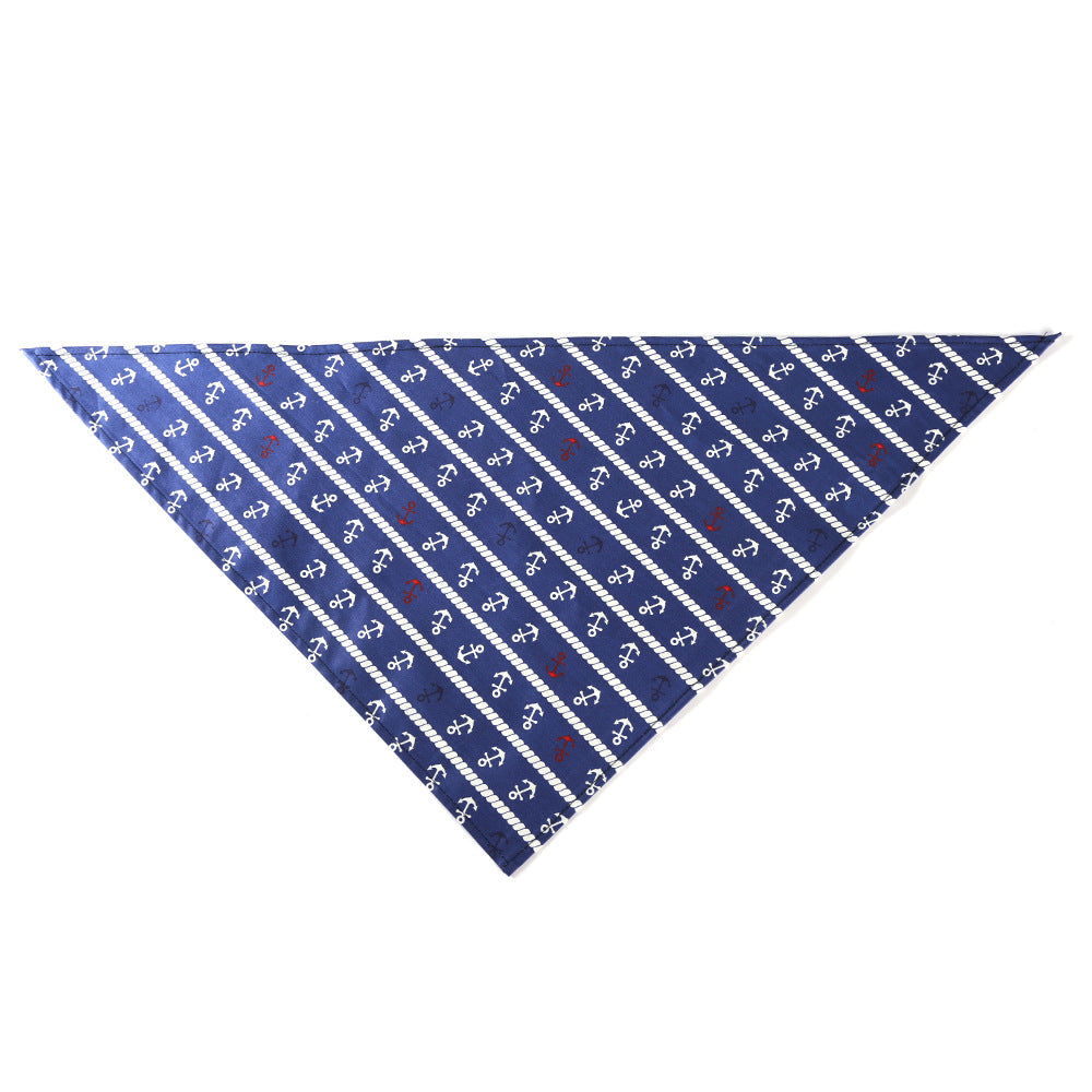 Washable Dog Sailboat Bandanas