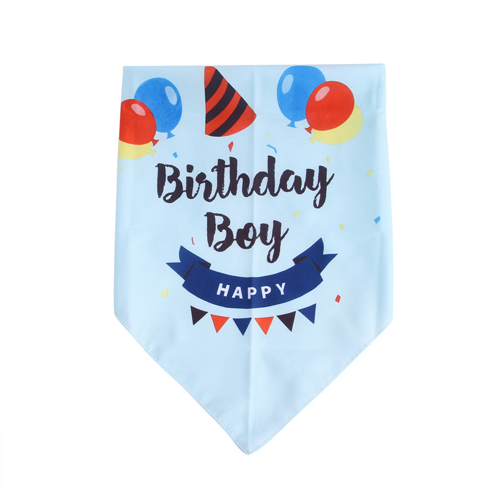 Dog Birthday Bibs Pet Happy Birthday Bandanas