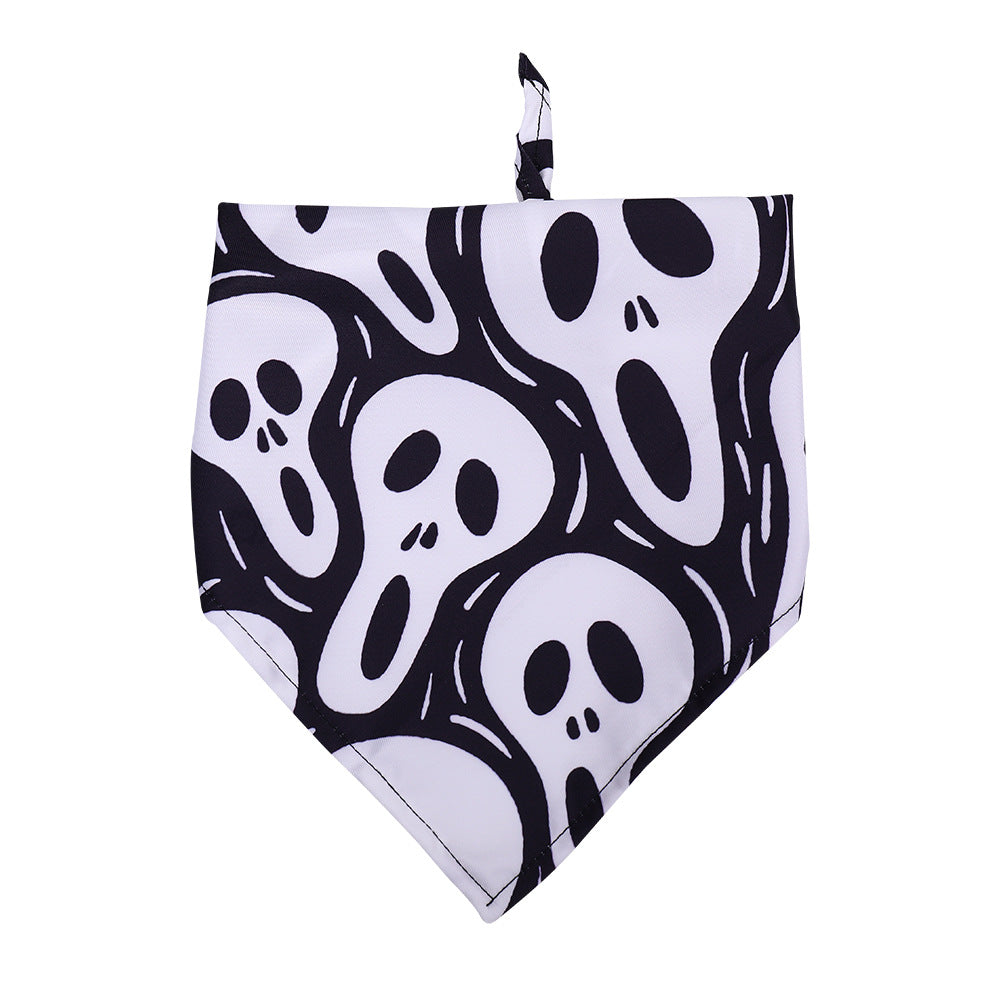 Halloween Triangle Bibs Pet Scarf