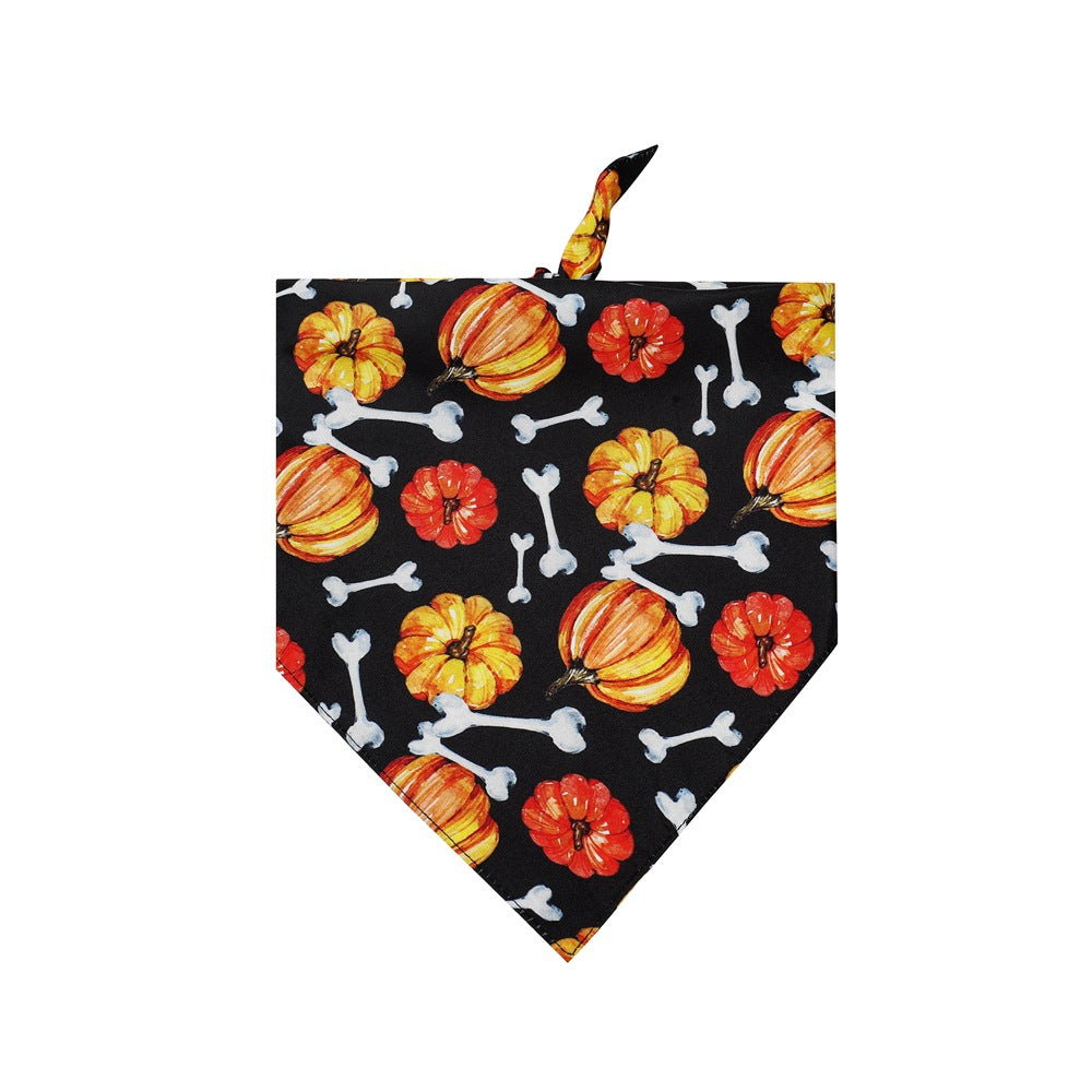 Halloween Dog Bandanas Pet Collar Bandana