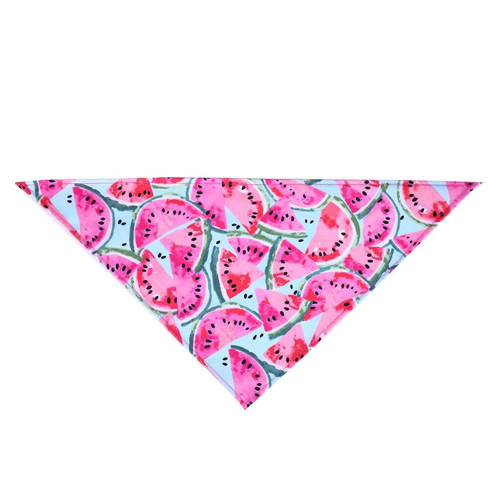 Washable Fruit Summer Pet Bandanas