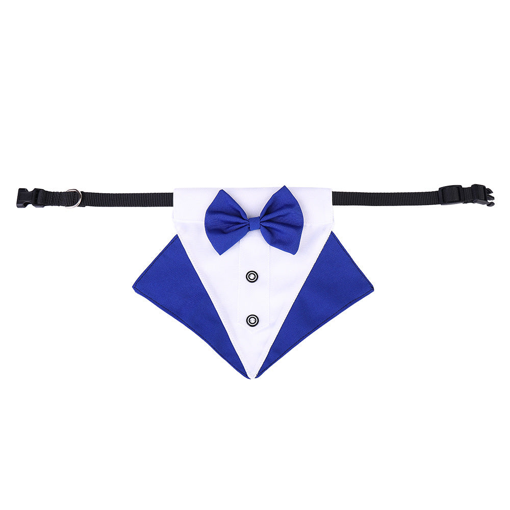 Dog Tuxedo Wedding Dog Bandana Collar
