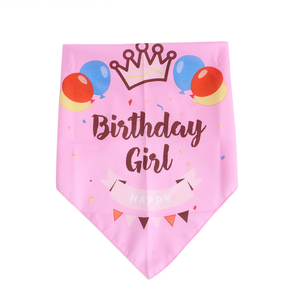 Dog Birthday Bibs Pet Happy Birthday Bandanas
