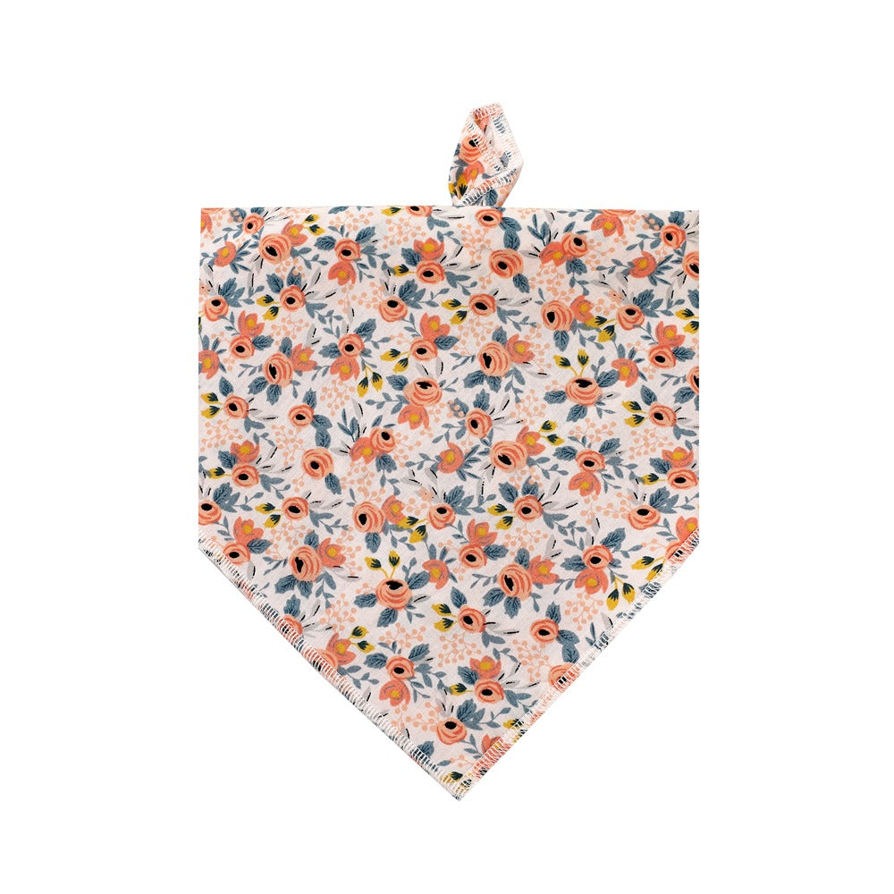 Dog Bandanas Flower Dog Scarf Bibs