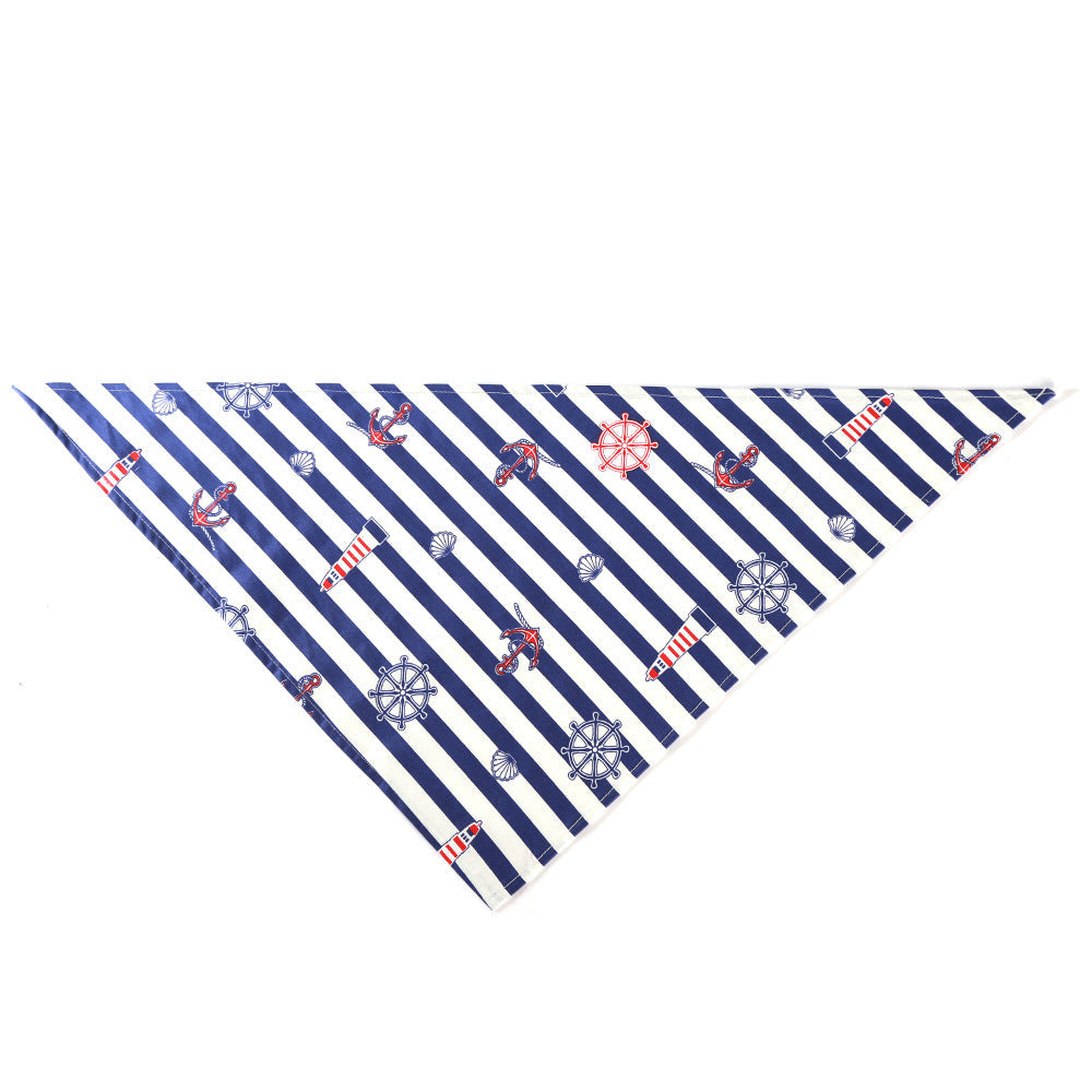 Washable Dog Sailboat Bandanas