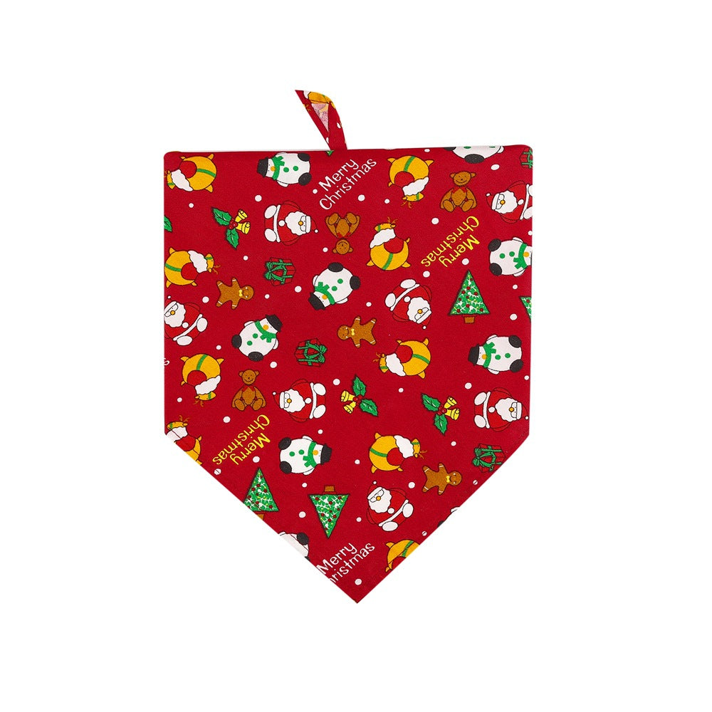 Dog Santa Claus Christmas Holiday Bandanas