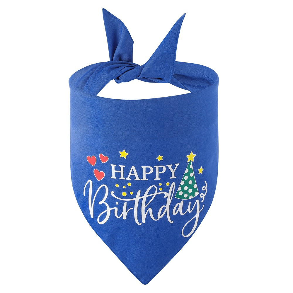 Dog Birthday Puppy Triangle Scarf