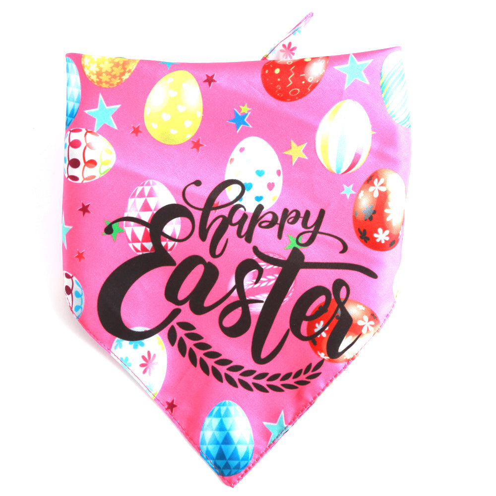 Easter Holiday Dog Bandana Festival Scarf